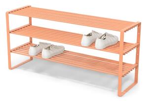 Стоманена стойка за обувки в цвят сьомга 100x48,5x29 cm Rex – Spinder Design
