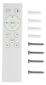 LED Димируем плафон LED/72W/230V 3000-6500K Ø 67 см бял + д.у