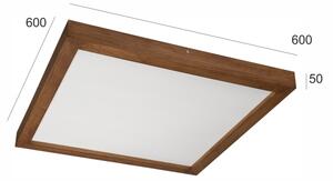 Brilagi-LED Димируема лампа WOODY FRAME LED/50W/230V дъб 60x60 см IP44 + д.у