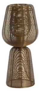 Метална настолна лампа в бронзов цвят (височина 42 cm) Aboso – Light & Living