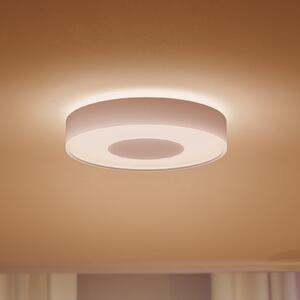 Philips Hue Infuse LED таванска лампа, с регулируема яркост, 38,1 cm, бяла, Затъмняване, Бял, Дневна/трапезария, Метал, Модерен
