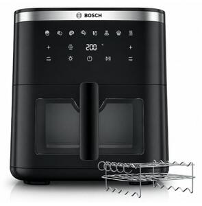 Фритюрник с горещ въздух Bosch MAF671B1, 7.2 л. вместимост, 8 програми, таймер, 1800W