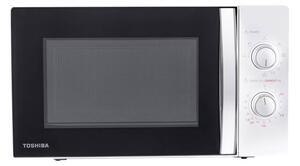 Микровълнова фурна Toshiba MW-MG20P(WH), с грил, механично управление, 800W, 20л. обем, 5 степени на мощност, бяла
