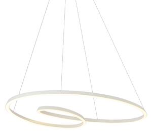 Скандинавска висяща лампа бежова 110 см вкл. LED 3-степенно димиране - Circuit