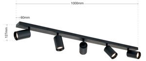 Orion - Спот осветително тяло SEAN 5xGU10/13W/230V черно