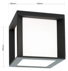 Orion - Външно осветително тяло HENRY 1xE27/15W/230V 16x16 cm IP44 антрацит
