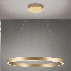 Orion- LED полилей с възможност за димиране на кабел KOLK LED/80W/230V 2700/3000/4000K Ø 80 см златен
