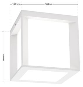 Orion - Външно осветително тяло HENRY 1xE27/15W/230V 16x16 cm IP44 бяло