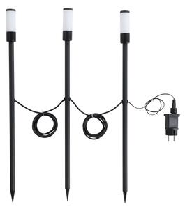 Eglo 902043 - LED RGB Външна лампа ZANCARO LED/1W/230V IP44 черна + дистанционно управление