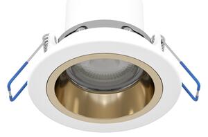 Eglo 902297 - LED димируемо вградено таванно осветително тяло YEBRA LED/4,8W/230V IP44 бяло/златисто