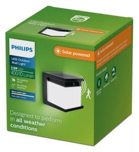 Philips - LED соларен стенен осветител със сензор DIARA LED/3,8W/3,7V 800 mAh IP44