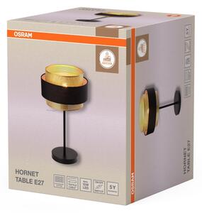 Osram - Настолна лампа DECOR HORNET 1xE27/10W/230V черна/златна