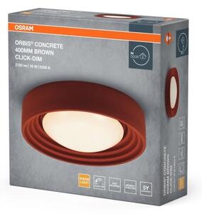 Osram - димируем LED таванен плафон ORBIS CONCRETE LED/18W/230V Ø40 см кафяв/бетон