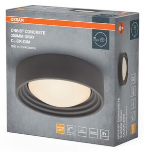 Osram - димируемо LED плафон ORBIS CONCRETE LED/13W/230V Ø30 см сив/бетон