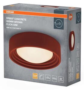 Osram - Димируем LED плафон ORBIS CONCRETE LED/13W/230V Ø30 cm кафяв/бетон