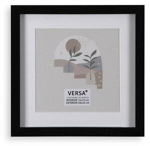 Рамка за снимки Versa Черен Дървен MDF 1,2 x 22 x 22 cm