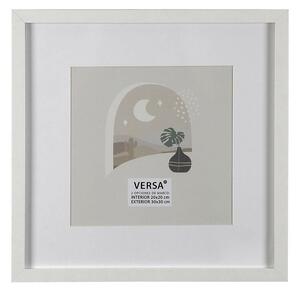 Рамка за снимки Versa Бял Дървен MDF 1,2 x 32 x 32 cm