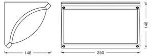 Osram - Външно стенно осветително тяло ENDURA CLASSIC 1xE27/40W/230V IP54 антрацит