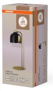 Osram - Настолна лампа DECOR COROLLE 1xG9/20W/230V черна/златна