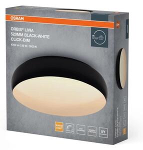 Osram - LED плафон с димер ORBIS LIVIA LED/36W/230V Ø 52 см черен/бял
