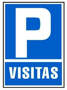 Плакат Archivo 2000 "PARKING VISITAS" PVC 210 x 297 mm