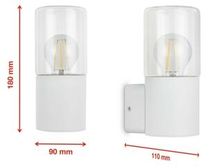 Briloner 320506TF - Екстериорен аплик 1xE27/12W/230V IP44 бял