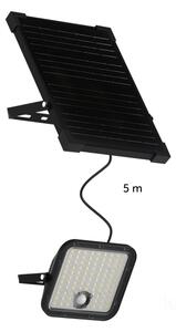 LED Екстериорен соларен прожектор със сензор LED/30W/6,4V IP65 3000/4000K