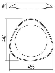 Redo 05-922 - LED Плафониера VERENA LED/24W/230V антрацит