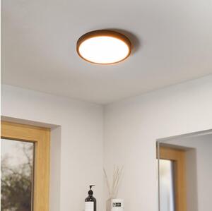 Eglo 901326-LED Таванно осветително тяло за баня FUEVA LED/14,2W/230V Ø27,8 cm IP44 черен