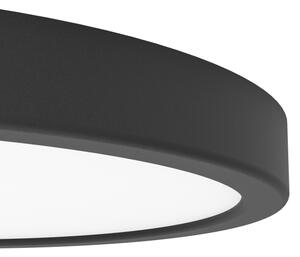 Eglo 901326-LED Таванно осветително тяло за баня FUEVA LED/14,2W/230V Ø27,8 cm IP44 черен