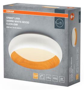Osram - Димируем LED плафон ORBIS LIVIA LED/16W/230V Ø 30 см бял/кафяв