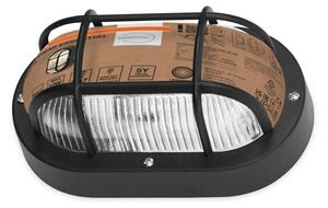 Osram - Външен стенен осветител BULKHEAD 1xE27/10W/230V IP54 черен