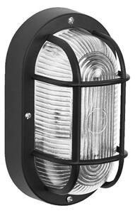 Osram - Външен стенен осветител BULKHEAD 1xE27/10W/230V IP54 черен