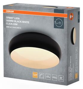 Osram - димируемо LED плафонно осветително тяло ORBIS LIVIA LED/16W/230V Ø 30 см черно/бяло