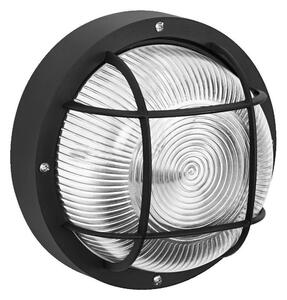 Osram - Външно стенно осветително тяло BULKHEAD, 1x E27 / 10 W / 230 V, Ø 19 см, IP54, черно