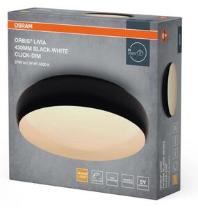 Osram - димируемо LED таванно осветително тяло ORBIS LIVIA LED/24W/230V Ø 43 см черно/бяло