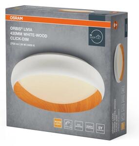 Osram - LED плафон с димер ORBIS LIVIA LED/24W/230V Ø 43 cm бял/кафяв