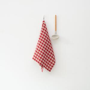 Ленена кърпа за съдове 45x65 cm Red Gingham – Linen Tales