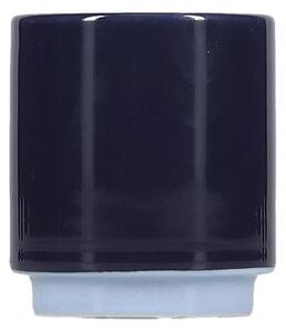 Тъмносиня глинена чаша за еспресо 130 ml Duo – ONA