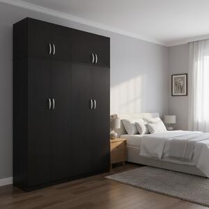 Шкаф с 4 врати, Athos I V6, венге, 160x42x240 см