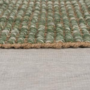 Килим от юта в зелено омбре, 60x110 см, Flair Rugs