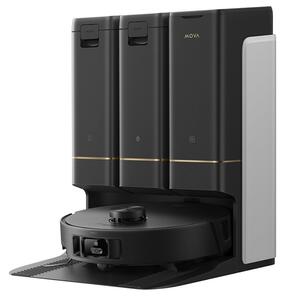 Прахосмукачка робот Dreame RLZ92CE Mova Z50 Ultra, Li-Ion 6400 mAh, WiFi, Тройна AI ситема за разпознаване на замърсяване, 19000 Pa, Самопочистване, HydroSync, Черен