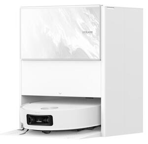 Прахосмукачка робот Dreame Aqua 10 Ultra Track Complete RLR81CE-1-WH, 25000 Pa, 200 мин, 3.5/4 л, VersaLift DToF+OmniSight, AI камери, Гласово управление, Автоматизация, Бял