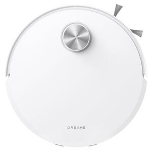 Прахосмукачка робот Dreame Aqua10 Roller RLH31CE-WH, 30000 Pa, 3.5/4 л, AI камери, LED осветление, Гласово управление, Измиване с гореща вода, Бял