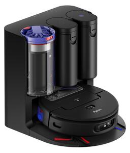 Прахосмукачка робот Dyson Spot+Scrub Ai 586183-01, 18000 Pa, 3 л, Сухо/мокро, Разпознаване на петна, Автоматична станция, Черен/Син