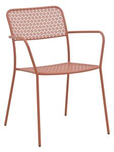 Scaun de gradina Stivuibil, Federal, Terracotta, 58x57x81.5 cm