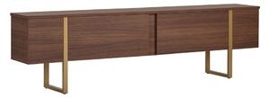 Маса за телевизор от декор от орех в тъмно естествен цвят 180x50x30 cm Onera – Kalune Design