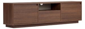 Маса за телевизор от декор от орех в тъмно естествен цвят 160x42x30 cm Sentinel – Kalune Design