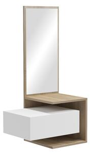 Тоалетка, Pako World Kendi, бял, 49.1x31.3x90 см