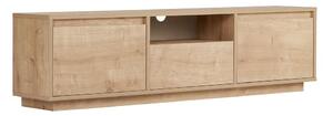 Маса за телевизор от декор от дъб в естествен цвят 160x42x30 cm Sentinel – Kalune Design